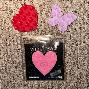 Heart and Butterfly Pop It Phone Grips